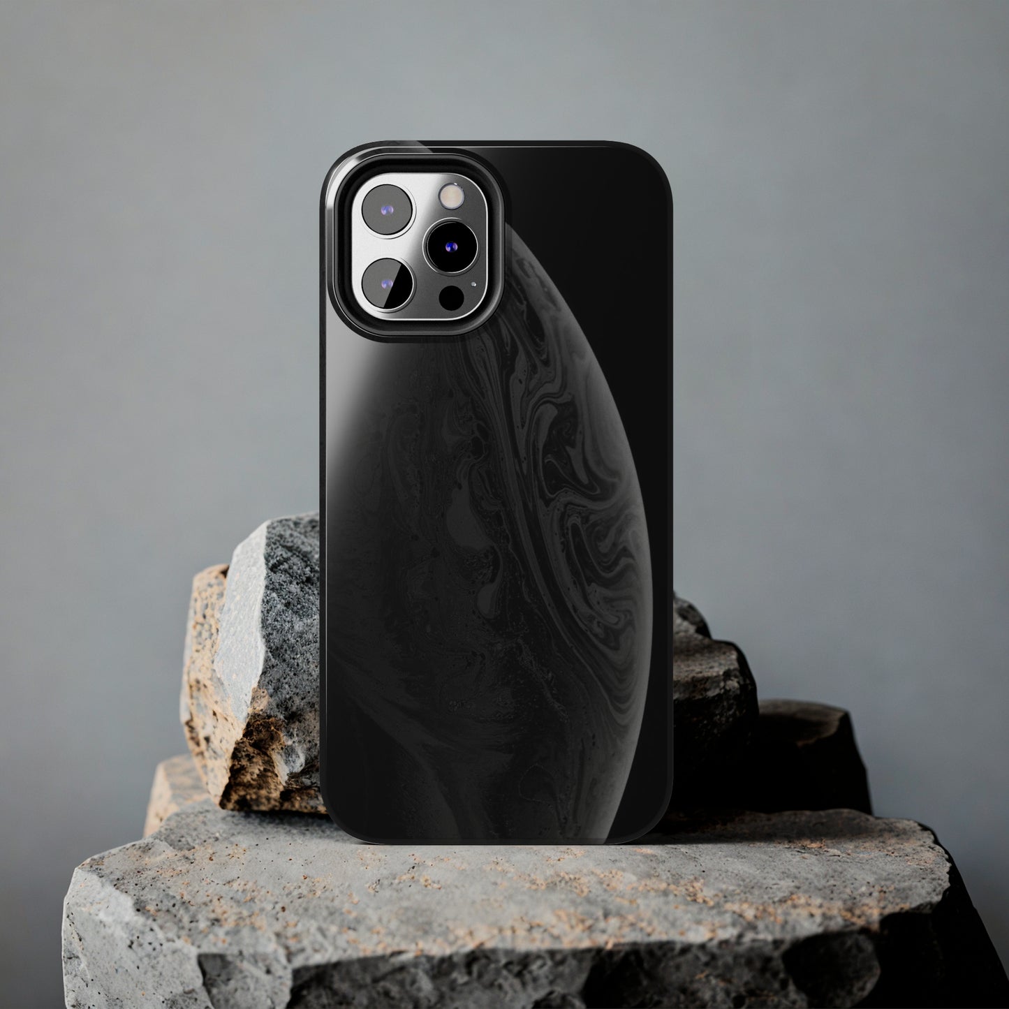 BLACK Tough Phone Case