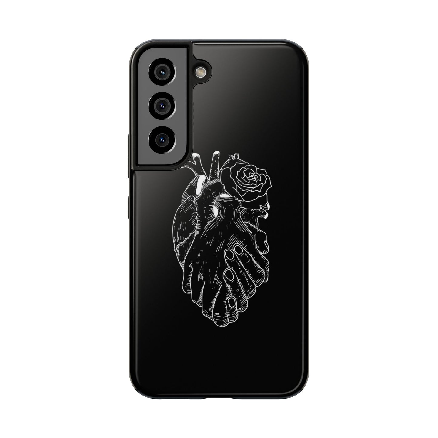 BLACK - Tough Phone Case