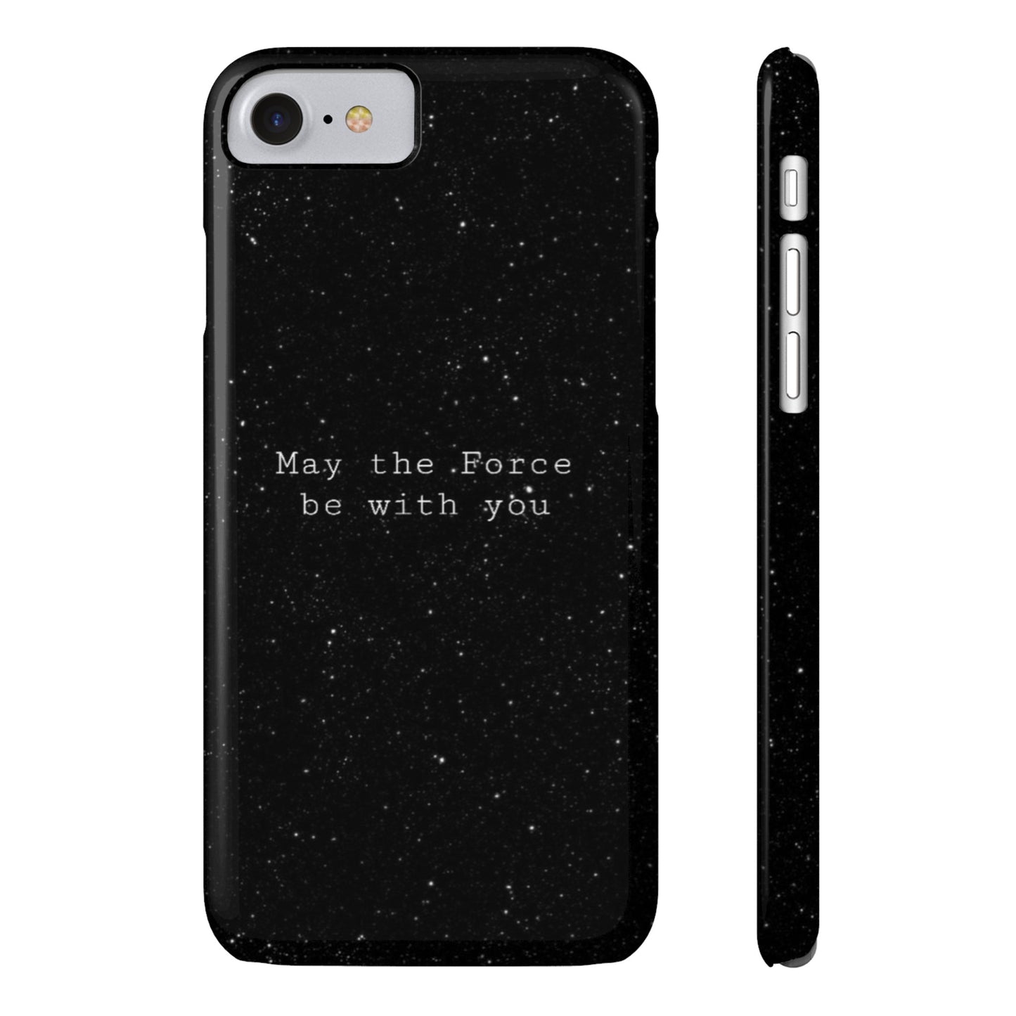 MAY-THE-FORCE-BE-WİTH-YOU Slim Phone Case