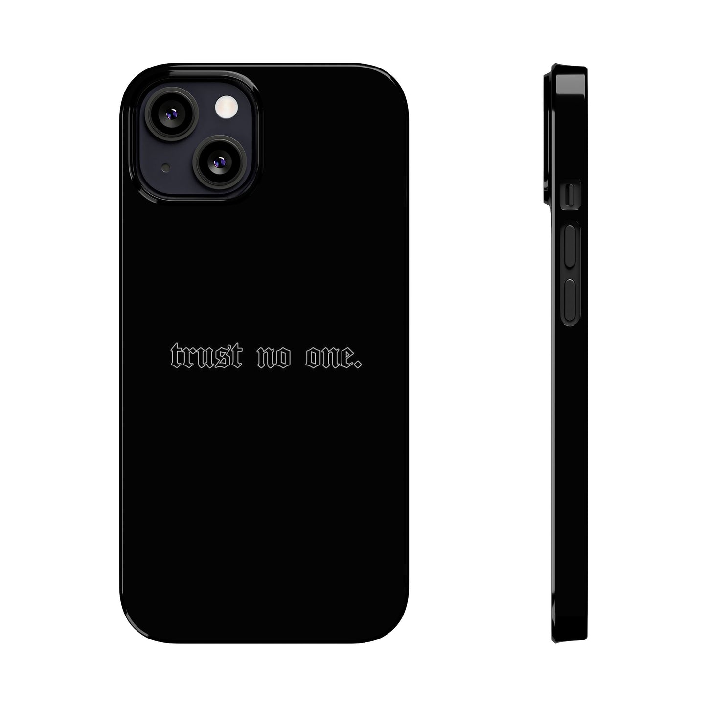 BLACK - Slim Phone Case