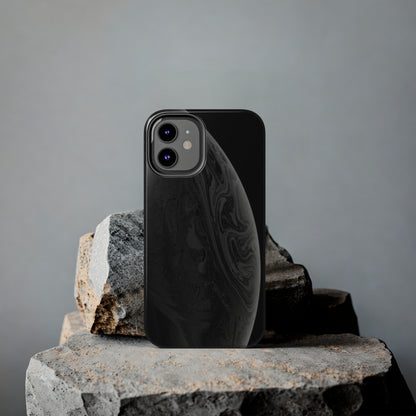 BLACK Tough Phone Case